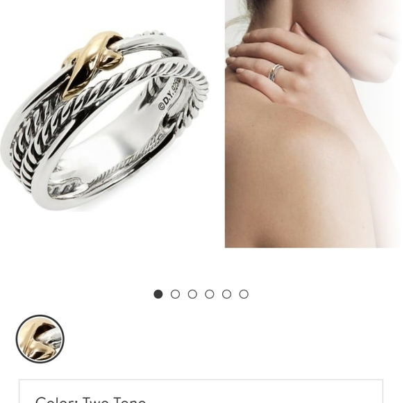 David Yurman Jewelry - David Yurman X Crossover Ring